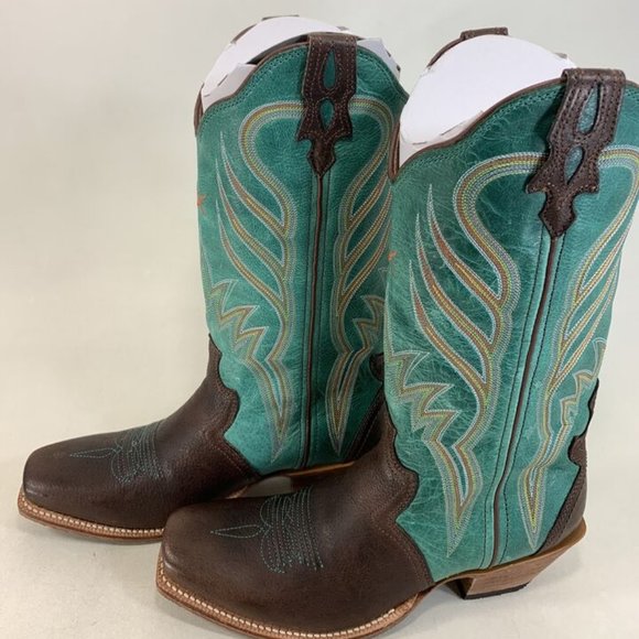 Twisted X Shoes - Twisted X Womens Turquoise Steppin Out Boots